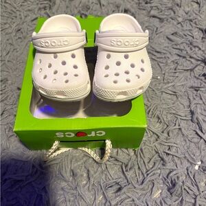 Crocs Kids White Clogs